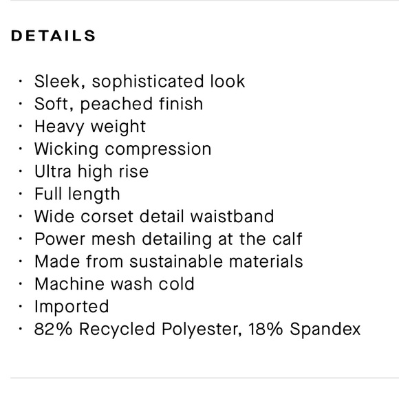 NWT LE ORE Andria Legging Ruby Size Small - Picture 7 of 8